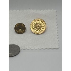 VNTG Cub Scout National Summertime Award Lapel Pin Gold Tone Sun Design